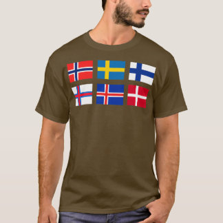 北欧の国旗 Tシャツ