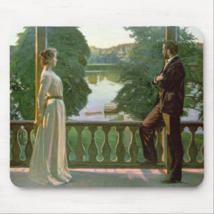 北欧の夏の夕べ1899-1900年 マウスパッド