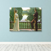 北欧の夏の夕べ, 1899年～1900年 キャンバスプリント (インサイチュ (ウッドフロア))