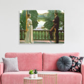 北欧の夏の夕べ, 1899年～1900年 キャンバスプリント (インサイチュ (リビング))