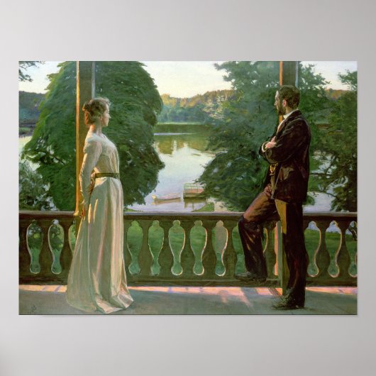 北欧の夏の夕べ, 1899年～1900年 ポスター (正面)