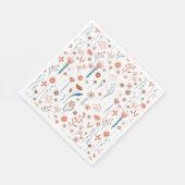 北欧の夏の花 スタンダードランチョンナプキン (角)