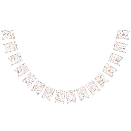 北欧の夏の花 バンティングフラッグ (全)