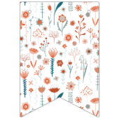 北欧の夏の花 バンティングフラッグ (第1の旗)