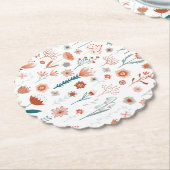 北欧の夏の花 ペーパーコースター (アングル)