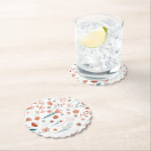 北欧の夏の花 ペーパーコースター (インサイチュ)