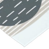 北欧の山々と白樺の木 ショートテーブルランナー (コーナー)
