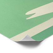 北欧の山：ホームデコールの抽象芸術ポスター ポスター (角)