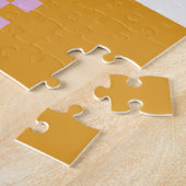 北欧の幾何学的：手書きのアートワーク。 ジグソーパズル (側面)