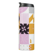 北欧の幾何学的：手書きのアートワーク。 タンブラー (回転右)