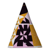 北欧の幾何学的：手書きのアートワーク。 パーティーハット (右)