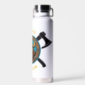 北欧の戦士のウォーターボトル ウォーターボトル (背面)