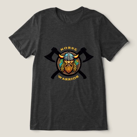 北欧の戦士 トライブレンドＴシャツ (デザイン正面)