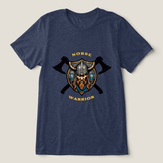 北欧の戦士 トライブレンドTシャツ (デザイン正面)