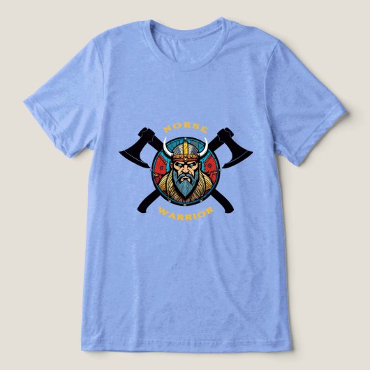 北欧の戦士 トライブレンドＴシャツ (デザイン正面)