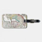 北欧の旧世界の地図 ラゲッジタグ (裏面横)