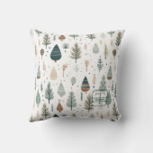 北欧の木 スカンジナビアモノグラム 名前 クッション (裏面)