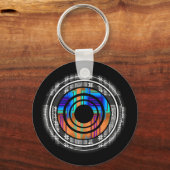 北欧の未来モノグラム キーホルダー (正面)