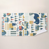 北欧の村とのシームレスな過去 バスタオル (バスタオル)