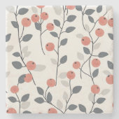 北欧の果実スカンジナビア様式の石コースター ストーンコースター (正面)