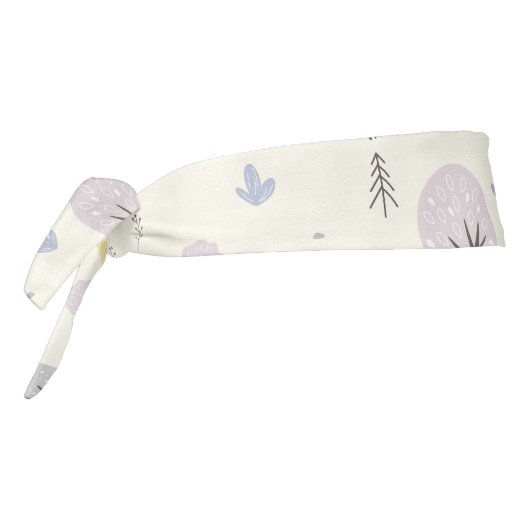 北欧の森林のシームレスなパターン タイヘッドバンド (回転270)