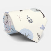 北欧の森林のシームレスなパターン ネクタイ (ロール)