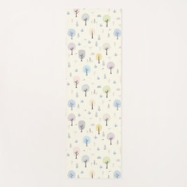 北欧の森林のシームレスなパターン ヨガマット