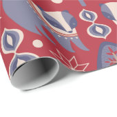 北欧の森林動物のクリスマス ラッピングペーパー (ロールコーナー)