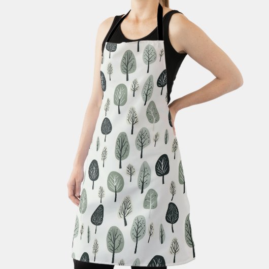 北欧の森林樹 エプロン (インサイチュ)