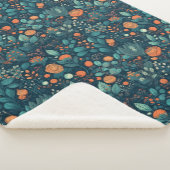 北欧の植物と花 シェルパブランケット (3/4)