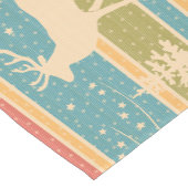 北欧の民族の新年パターン ショートテーブルランナー (コーナー)