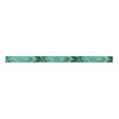 北欧の溶融翡翠 |抽象芸術緑 サテンリボン (正面)