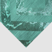 北欧の溶融翡翠 |抽象芸術緑 薄葉紙 (詳細)