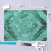 北欧の溶融翡翠 |抽象芸術緑 薄葉紙 (クラフト)