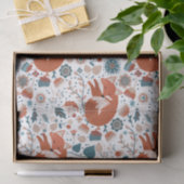 北欧の眠れるキツネ模様 薄葉紙 (ギフト)