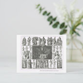 北欧の神々、ゴアの神々、ケルトの神々 ポストカード (スタンド正面)