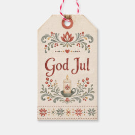 北欧の神ジュル | ノルウェーのクリスマス ギフトタグ