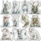 北欧の神話の生き物 シール (正面)