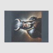 北欧の神話：オディン、戦争と死の神 薄葉紙 (正面)