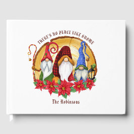 北欧の素朴格子状のクリスマス格言 ゲストブック