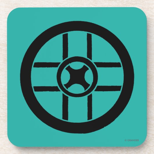 北欧の記号: 車輪の十字 コースター (正面)