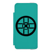 北欧の記号: 車輪の十字 INCIPIO iPhoneウォレットケース (フォリオ 正面)