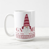 北欧の赤/白 |休日の格言 コーヒーマグカップ (左)