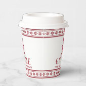北欧の赤/白 |休日の格言 紙コップ (右)