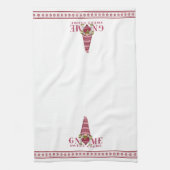 北欧の赤/白 |格言スウィート格言 キッチンタオル (縦)