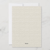 北欧の雪の結晶クリスマスセーター休日の写真 シーズンカード (裏面)