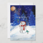 北欧の魅力で新年を迎えよう I ファンタジー 招待状 (裏面)