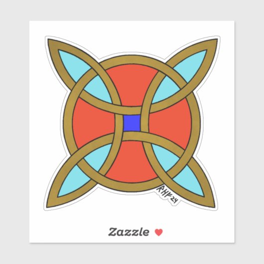 北欧の魔女の結び目からの保護 シール (シート)