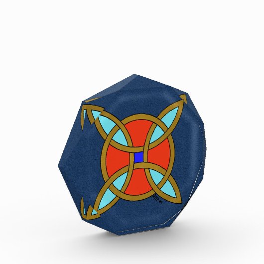 北欧の魔女の結び目からの保護 フォトブロック (左)