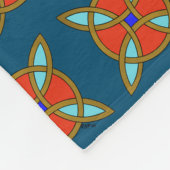 北欧の魔女の結び目からの保護 フリースブランケット (角)